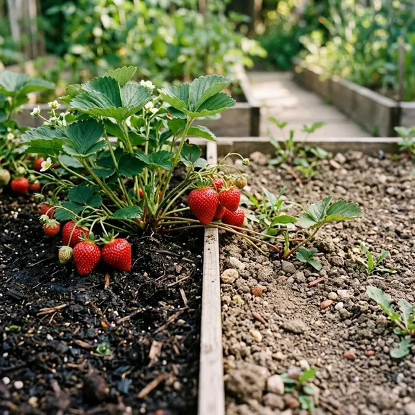 Zo verbeter je de grond voor aardbeien