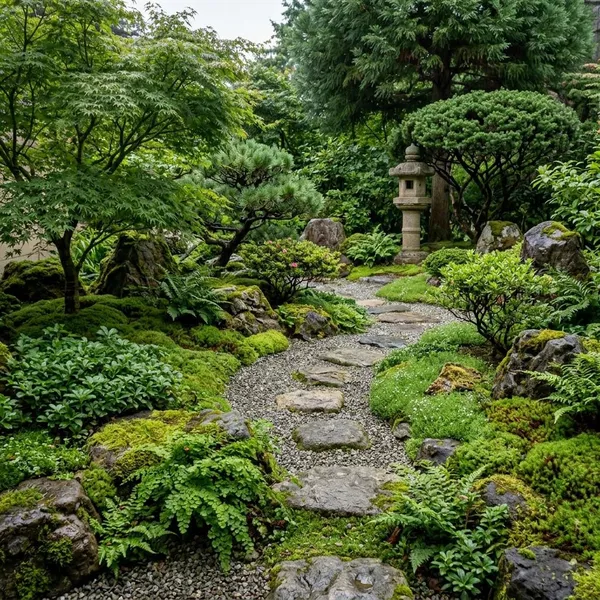 Welke bodembedekkers goed passen in een Japanse tuin