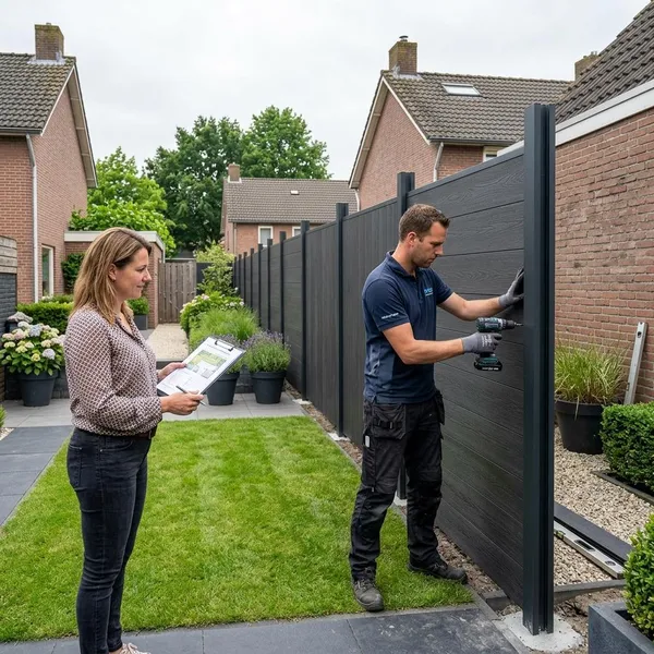 Wanneer een composiet schutting laten plaatsen slim is