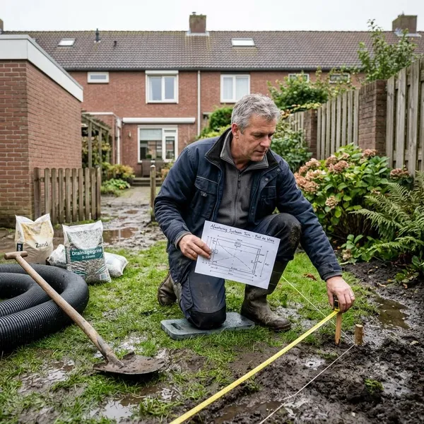 Zo leg je drainage aan in de tuin
