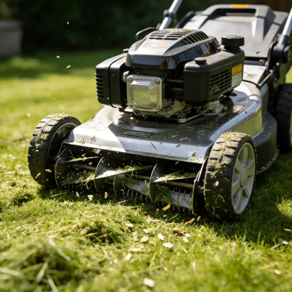 grasmaaier met mulchfunctie