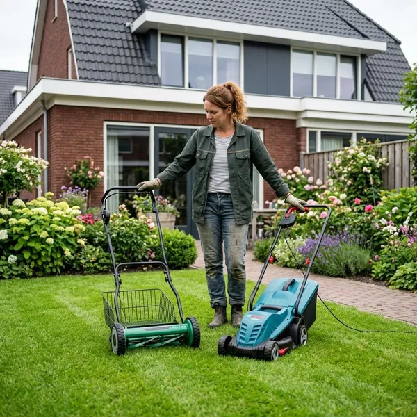 grasmaaier voor klein gazon