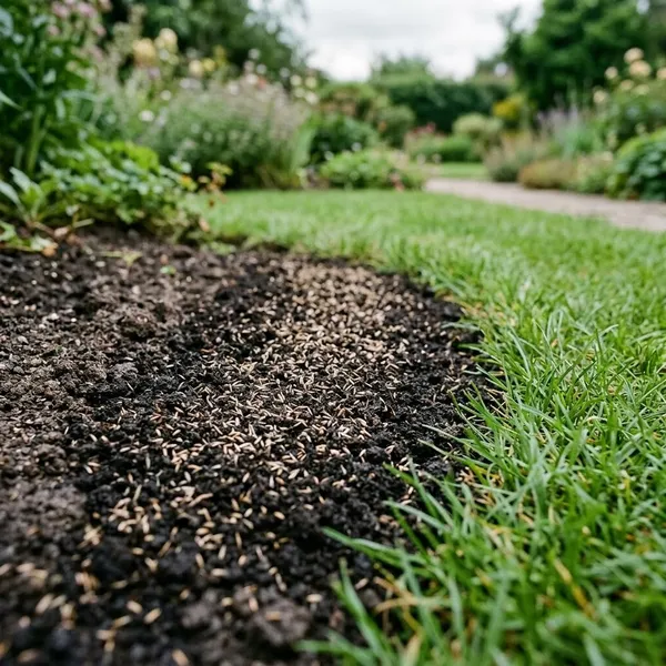 graszaad afdekken met potgrond