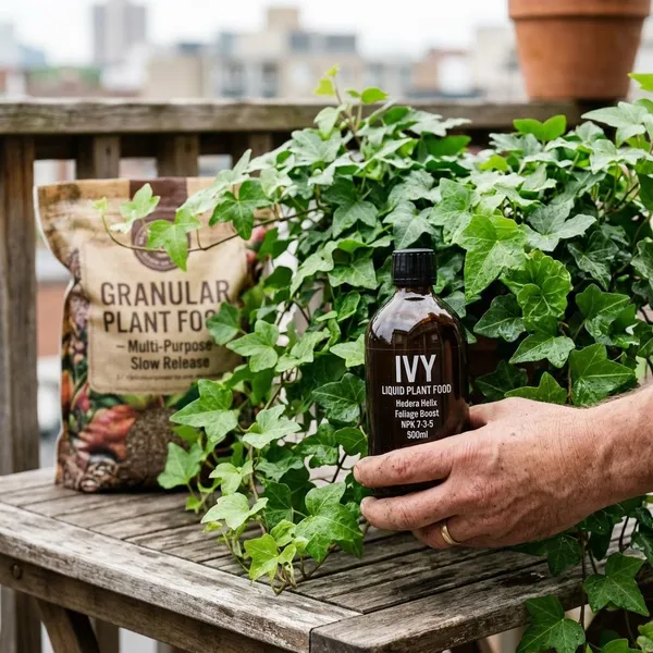 Hedera in de tuin bemesten