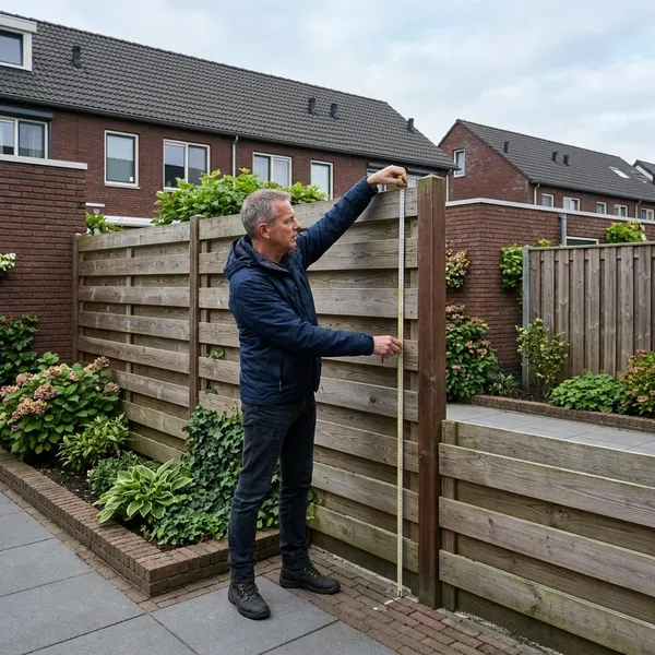 Wanneer mag een schutting maar 1 meter zijn