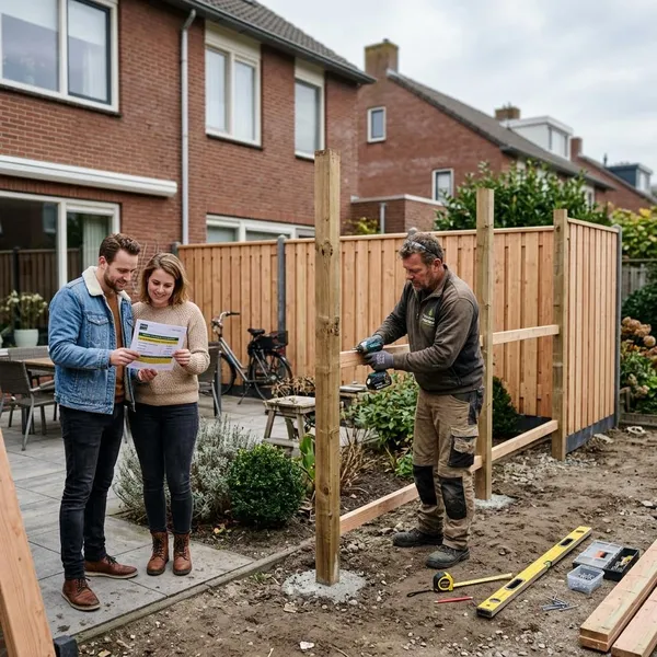 kosten schutting plaatsen