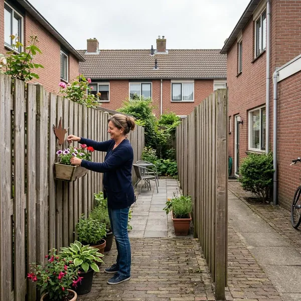 Van wie is de schutting