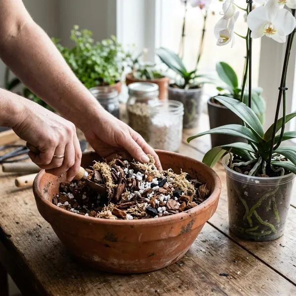 orchidee potgrond zelf maken