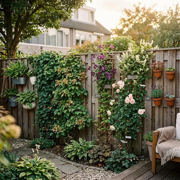 Planten veilig bevestigen aan schutting