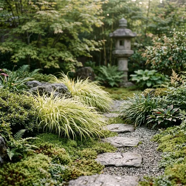Welke planten goed passen in een Japanse tuin