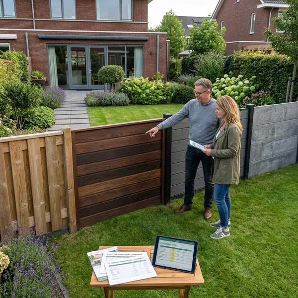 Schutting soorten vergelijken op onderhoud