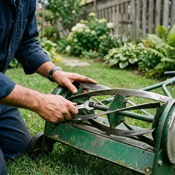 Hoe je een handgrasmaaier stap voor stap slijpt