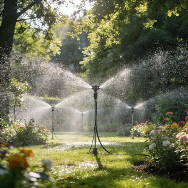 sproeisysteem tuin zelf maken