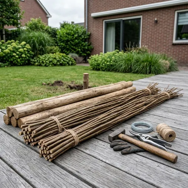 Waarom een wilgentenen schutting maken