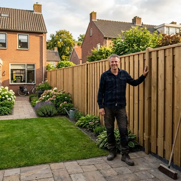 Zelf een schutting maken in stappen